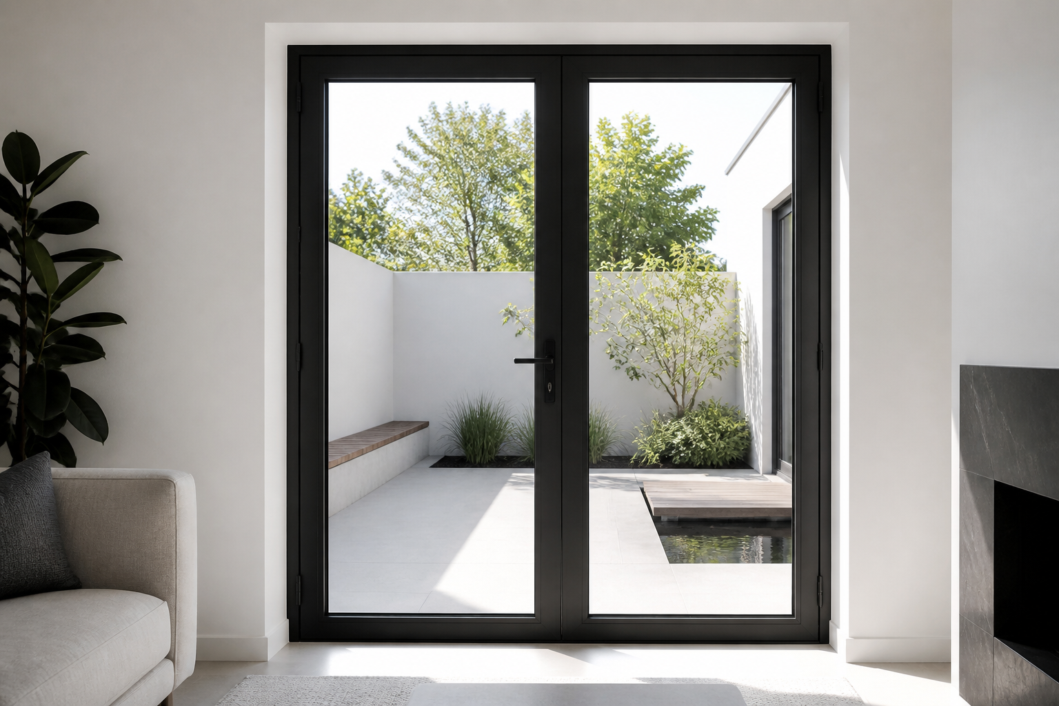 VLX 100 Double Swing / French Door in Hialeah, FL | TruePane Windows & Doors - detail 6