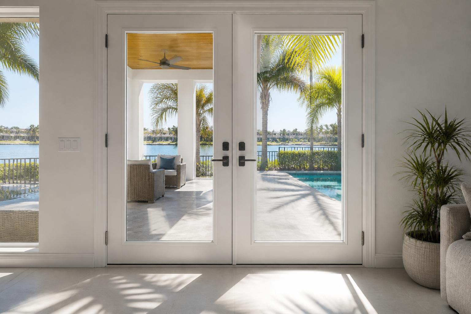 French & Double Doors in Hialeah, FL | TruePane Windows & Doors - detail 1