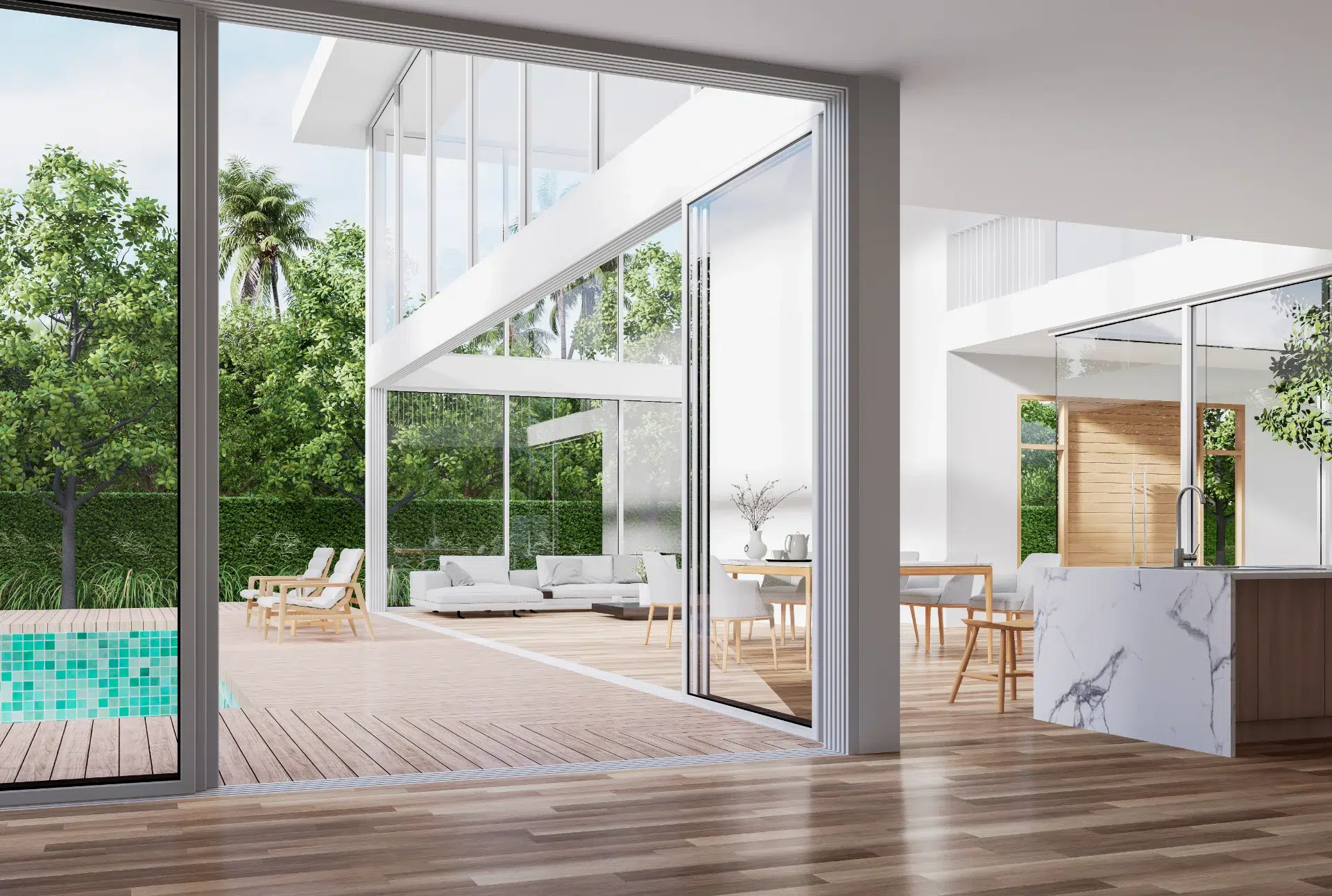 VLX 138 Panoramic Sliding Door in Hialeah, FL | TruePane Windows & Doors - detail 1